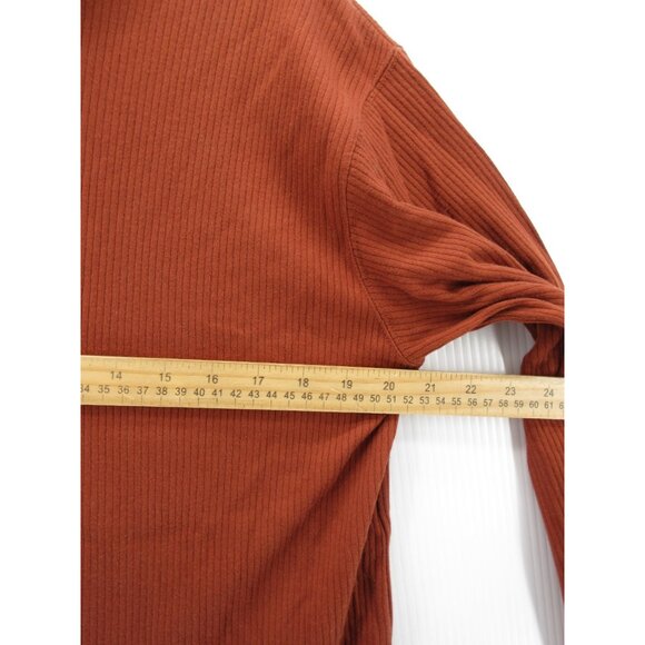 VINTAGE J Crew Top XL Pullover Shirt 90s Minimalist Base Layer USA - Picture 5 of 10